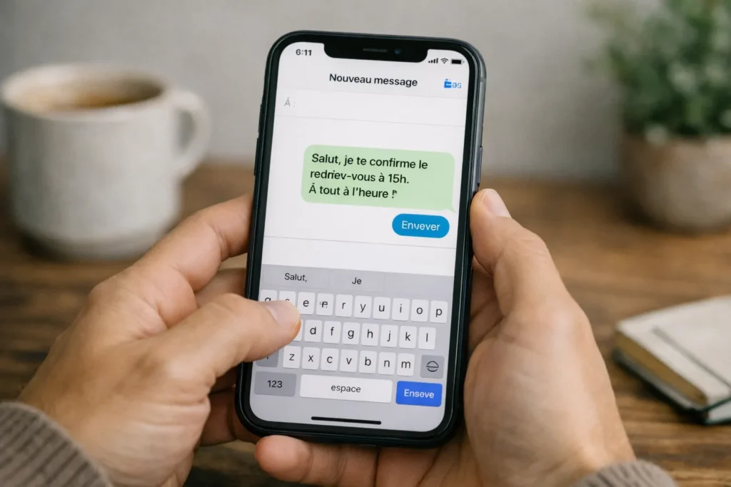 comment programmer un message sur iphone