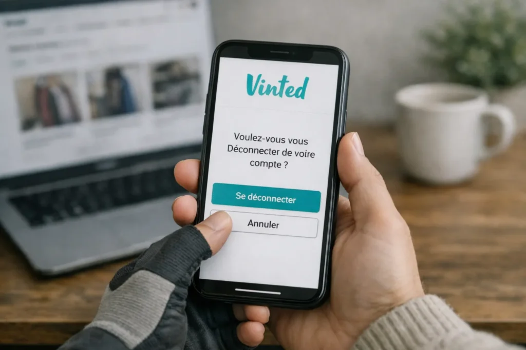 comment se déconnecter de vinted