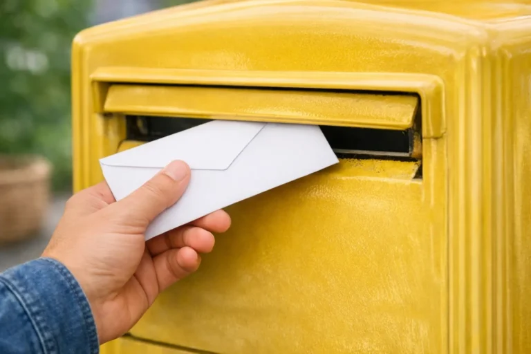 enveloppe non affranchie