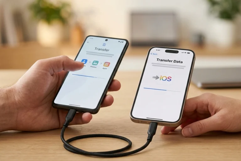 transférer données Android vers iPhone